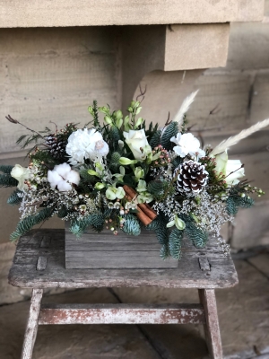 The Festive Box of Blooms