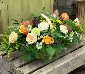 Sympathy Trug Arrangement