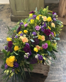 Coffin Spray: Yellow and Purple