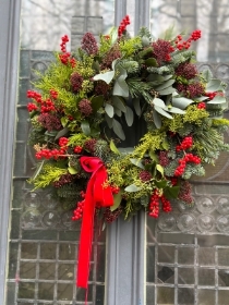 The Very Berry Christmas Door wreath