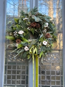 The Winter Door Wreath