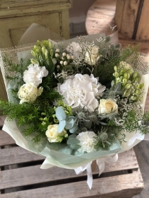 The Bluebell ‘Classic White & Green’ Bouquet