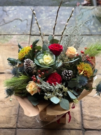 The Bluebell Florist Choice Christmas Bouquet